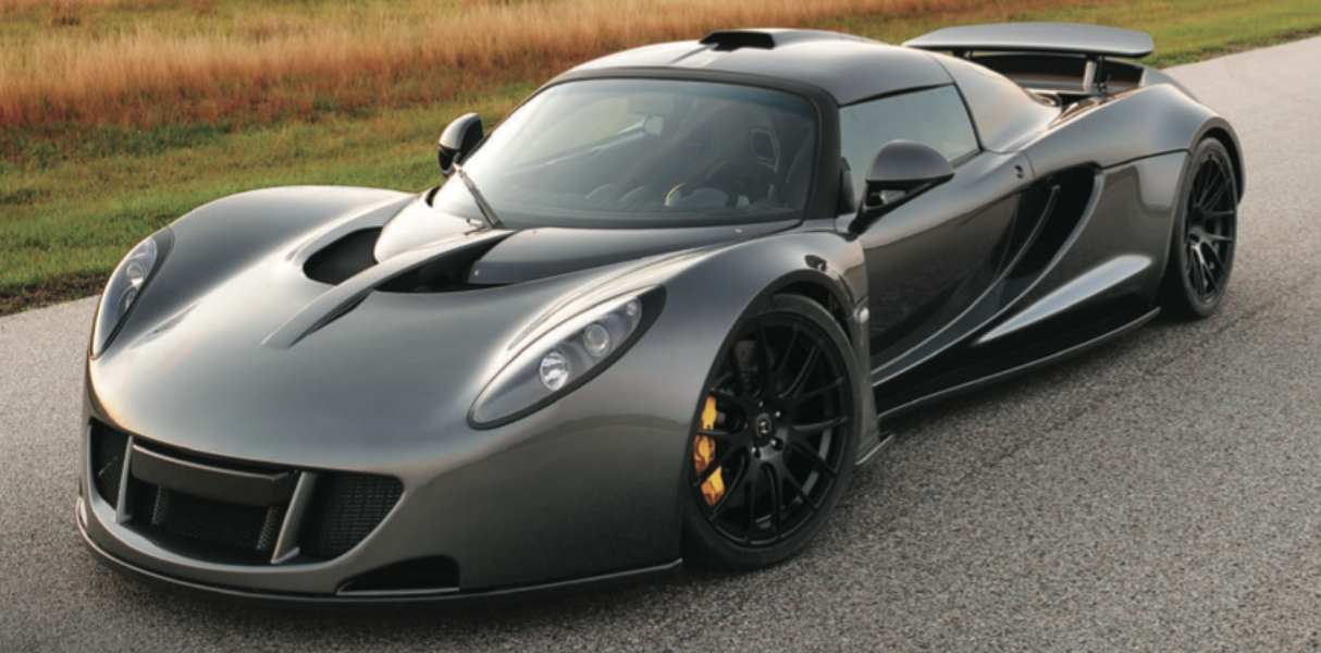 Top 7 Fastest Cars In The World - Hennessey Venom GT