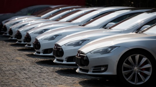Tesla cars in Qatar