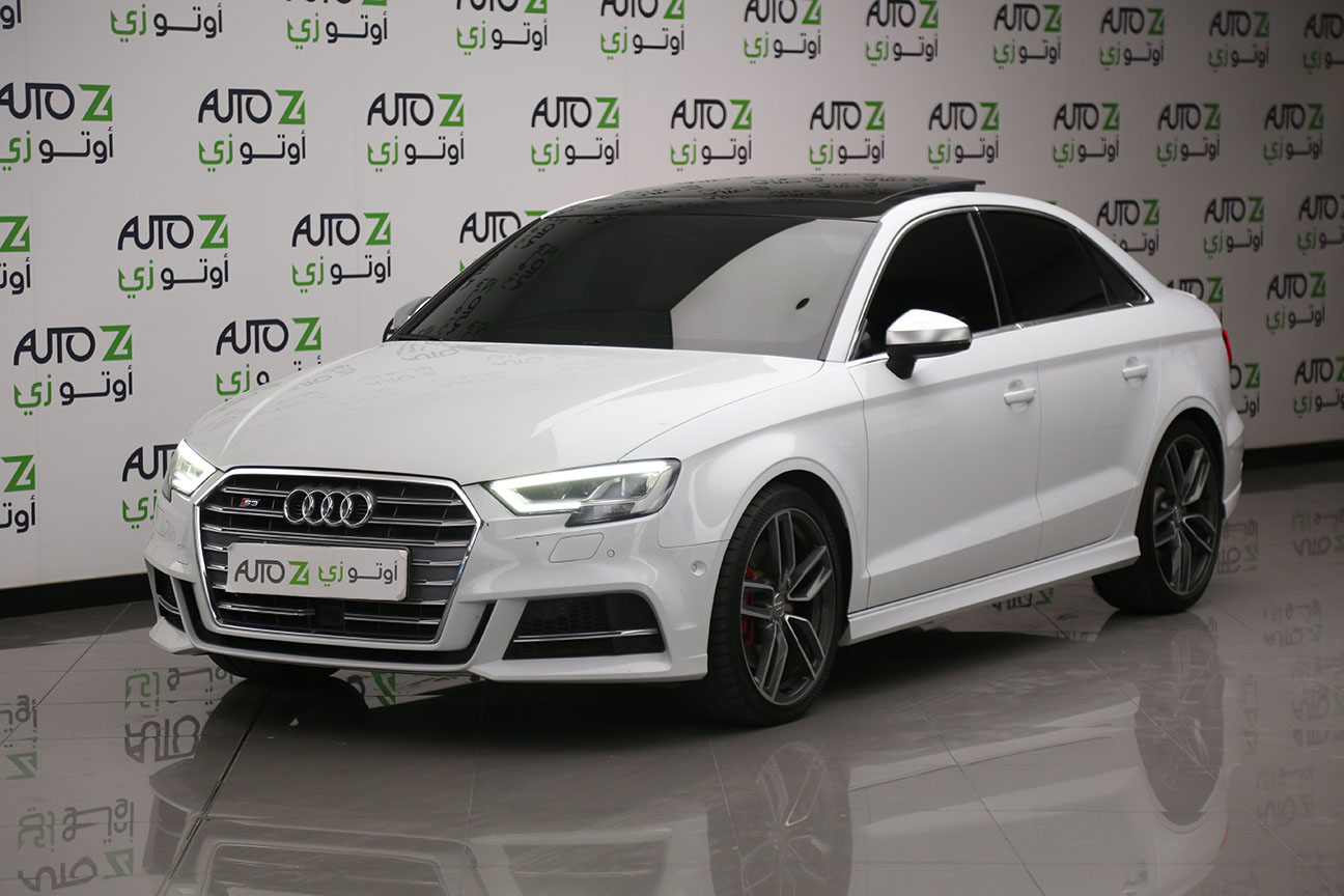 Audi S3 - 2017 White 6 • | Autoz Qatar