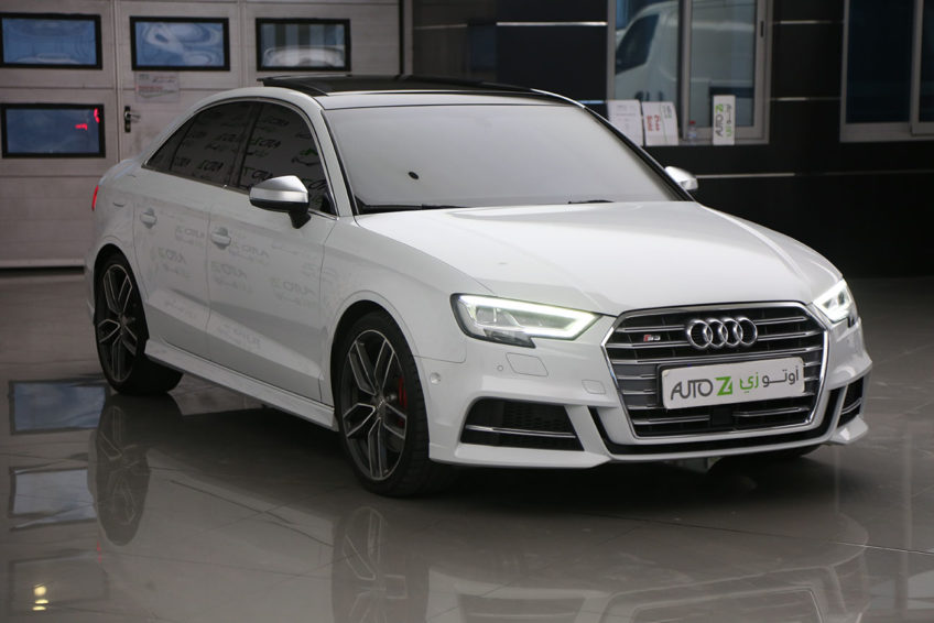 Audi S3 - 2017 White 6 • | Autoz Qatar