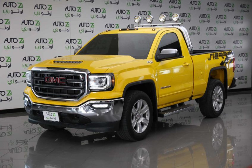 GMC Sierra Z71-Yellow • | Autoz Qatar